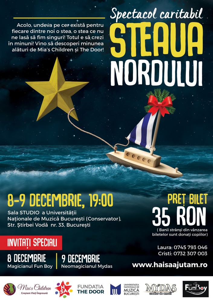 Steaua Nordului - Spectacol caritabil de Craciun 